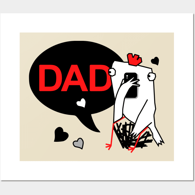 Dad Wall Art by art\kasha